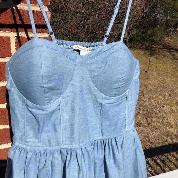 American Rag cue Light Wash dress - Picture 2 of 7